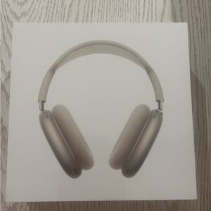 Apple Over-Ear Headphones - Silver and Cream
